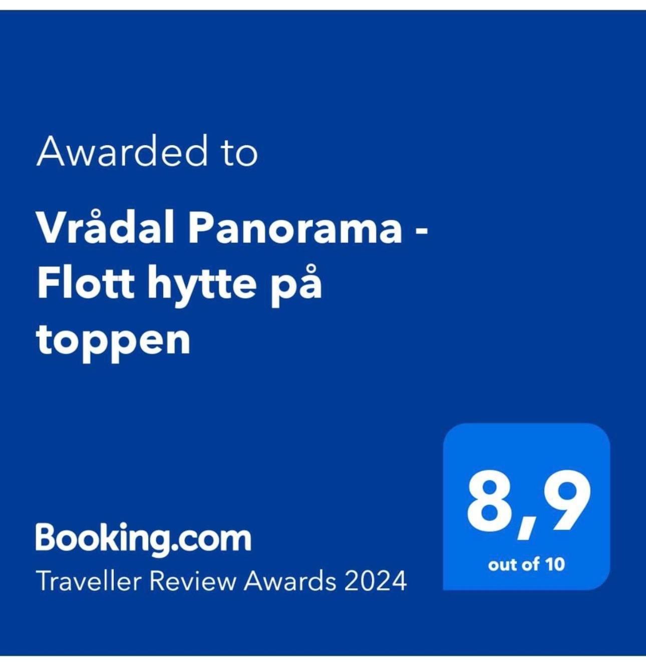 Vradal Panorama - Flott Hytte Pa Toppen Villa Sinnes Esterno foto